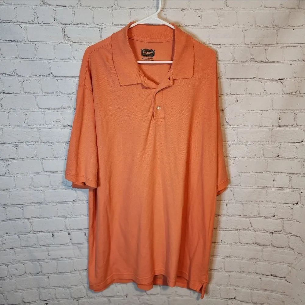 Men's The Foundry Supply Co polo shirt, size 3XL